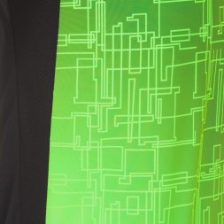 Футболка с коротким рукавом ELITE VIII Черный-зеленый