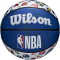 Мяч баск. WILSON NBA All Team, WTB1301XBNBA, р.7, резина, сине-белый