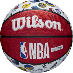 Мяч баск. WILSON NBA All Team, WTB1301XBNBA, р.7, резина, сине-белый