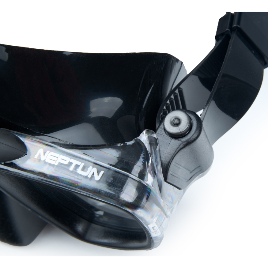 Маска для плавания SALVAS Neptun CA515N2TNSTH, размер взрослый, черная