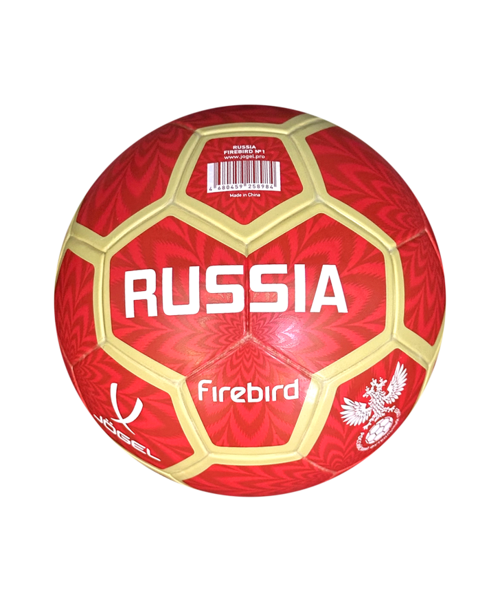 Мяч футбольный JOGEL Russia Firebird №1