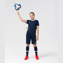 Футболка футбольная JOGEL CAMP Origin, темно-синий/белый, детский