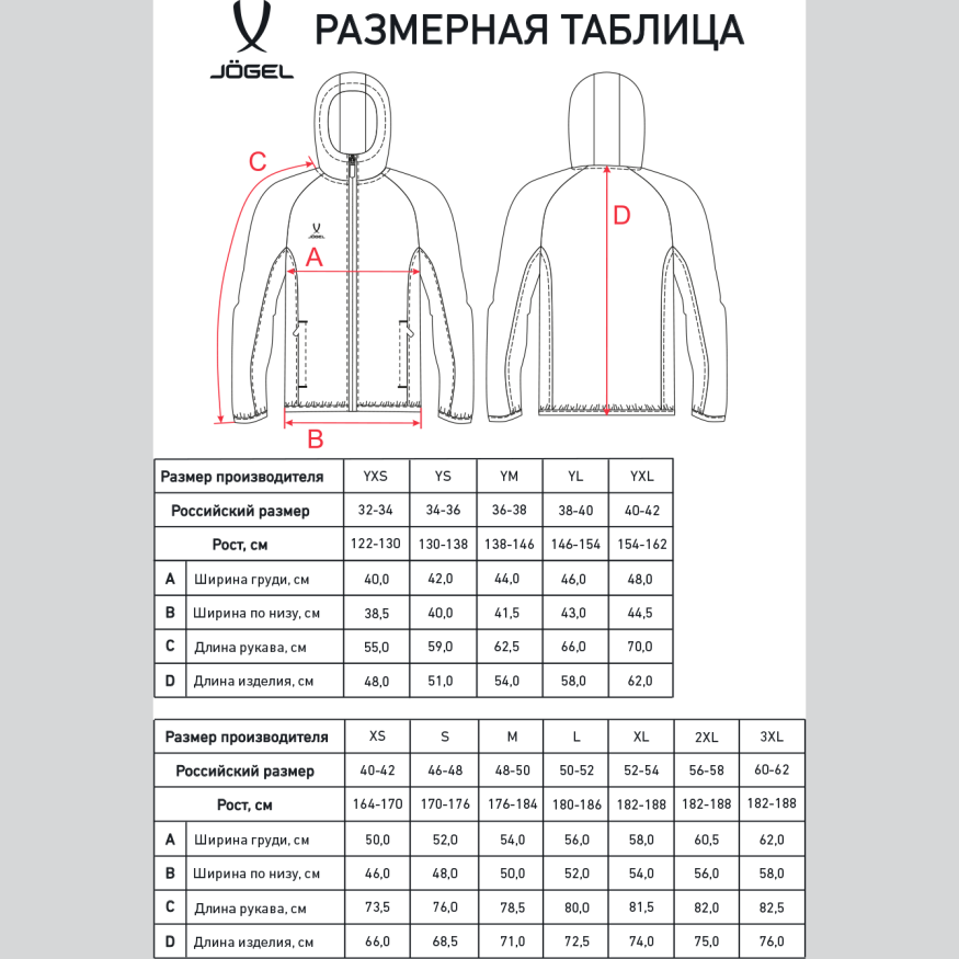 Худи на молнии JOGEL ESSENTIAL Athlete Hooded FZ Jacket, темно-синий