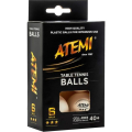 Мячи для настольного тенниса Atemi 3* белые, 6 шт.