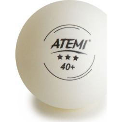 Мячи для настольного тенниса Atemi 3* белые, 6 шт.