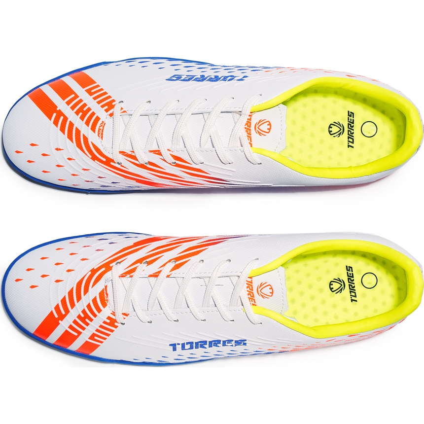 Бутсы зальные подростковые TORRES RAYO-J, TS134234-856-37, р.37, оранжево-жёлтый