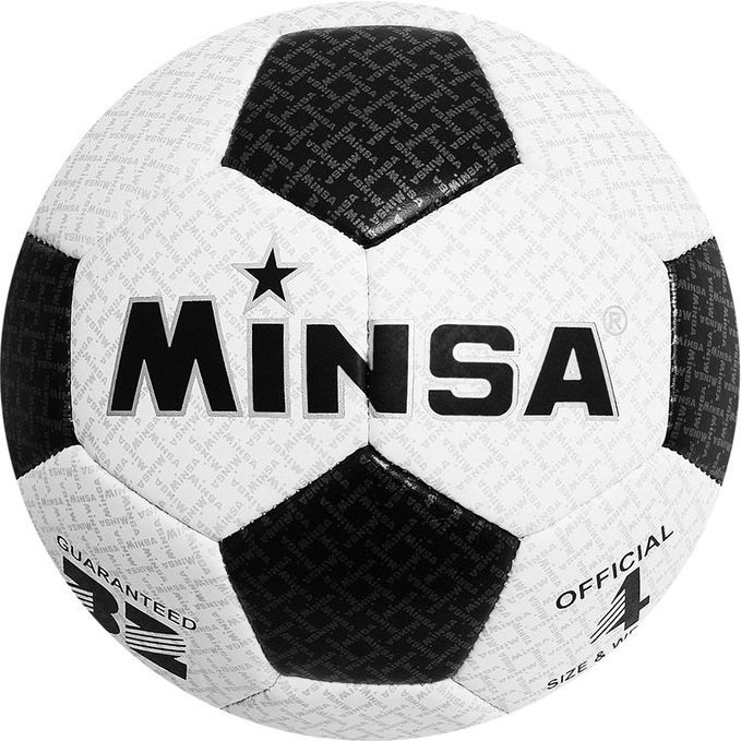 Мяч футбольный MINSA, PU, машинная сшивка, 32 панели, р. 4