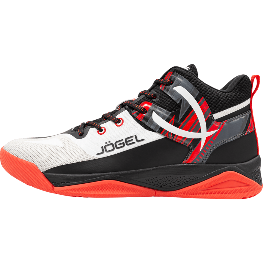 Кроссовки баскетбольные JÖGEL X1, White/red