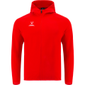 Худи на молнии JOGEL ESSENTIAL Athlete Hooded FZ Jacket, красный