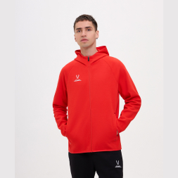 Худи на молнии JOGEL ESSENTIAL Athlete Hooded FZ Jacket, красный