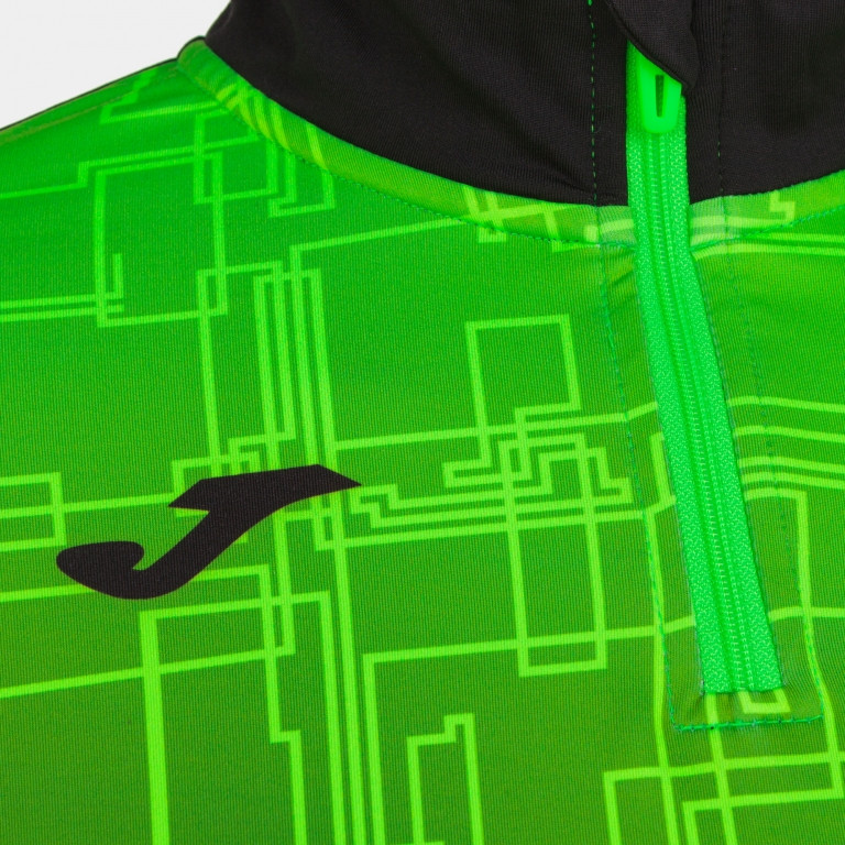 Толстовка  ELITE VIII Черный-зеленый