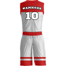 Баскетбольная форма ЭКИПО TOP Белый цвет