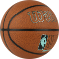 Мяч баск. WILSON NBA Forge Plus Eco BSKT, WZ2010901XB7, р.7, PU, бутиловая камера, коричневый