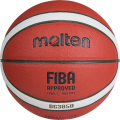 Мяч баск. MOLTEN B5G3850 р.5, FIBA Appr, синт.комп.кожа (ПУ),12 пан,бут.кам,нейл.корд,кор-беж-чер