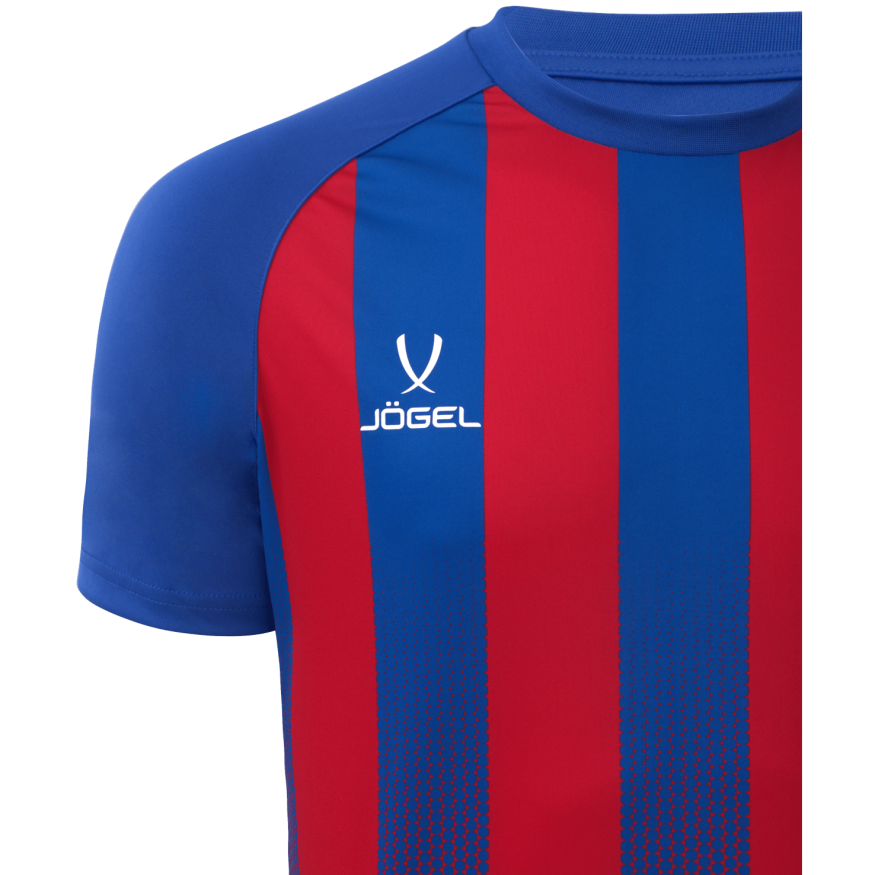 Футболка игровая JOGEL CAMP Striped Jersey, красный/синий
