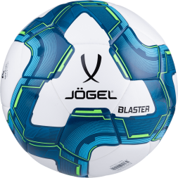 Мяч футзальный JOGEL Blaster №4, белый/синий/голубой