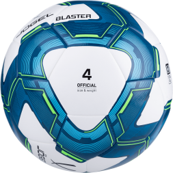 Мяч футзальный JOGEL Blaster №4, белый/синий/голубой