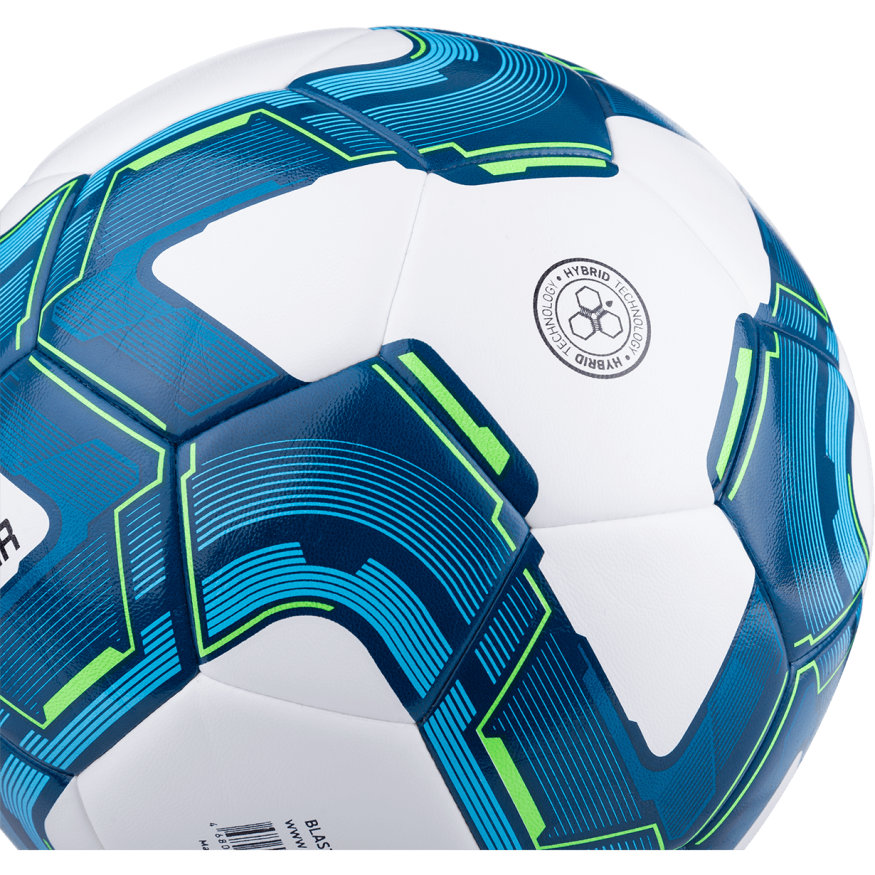 Мяч футзальный JOGEL Blaster №4, белый/синий/голубой