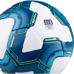 Мяч футзальный JOGEL Blaster №4, белый/синий/голубой