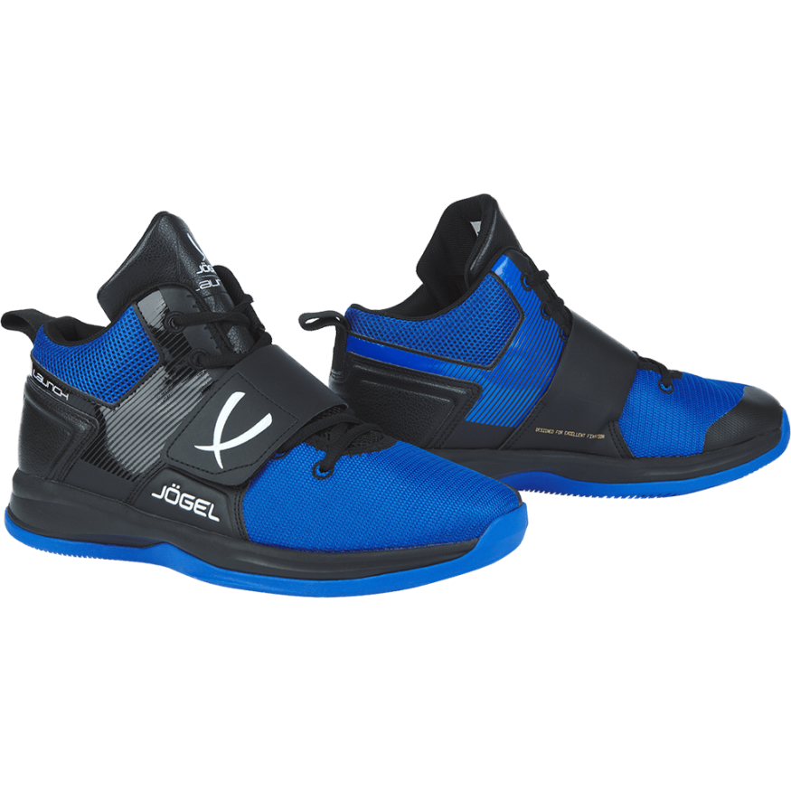 БЕЗ УПАКОВКИ Кроссовки баскетбольные JOGEL Launch, синий/черный