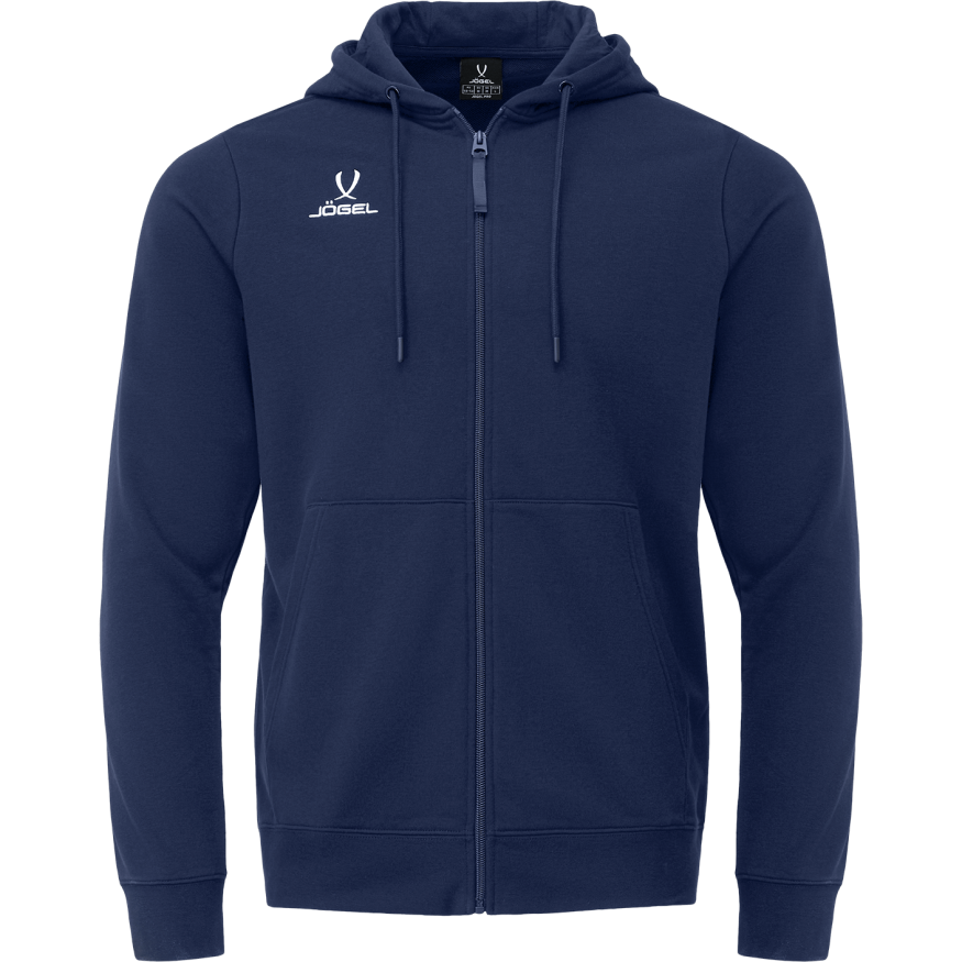 Худи на молнии JOGEL ESSENTIAL Cotton Zip Hoodie, темно-синий