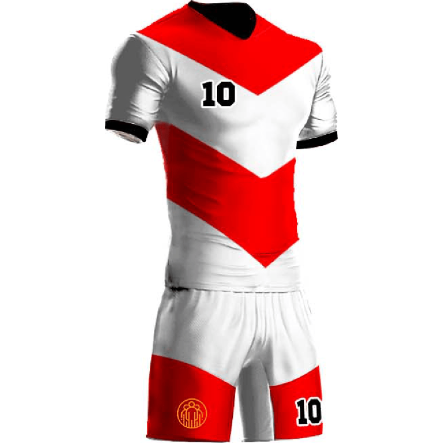 Футбольная форма ЭКИПО - Красно-белые