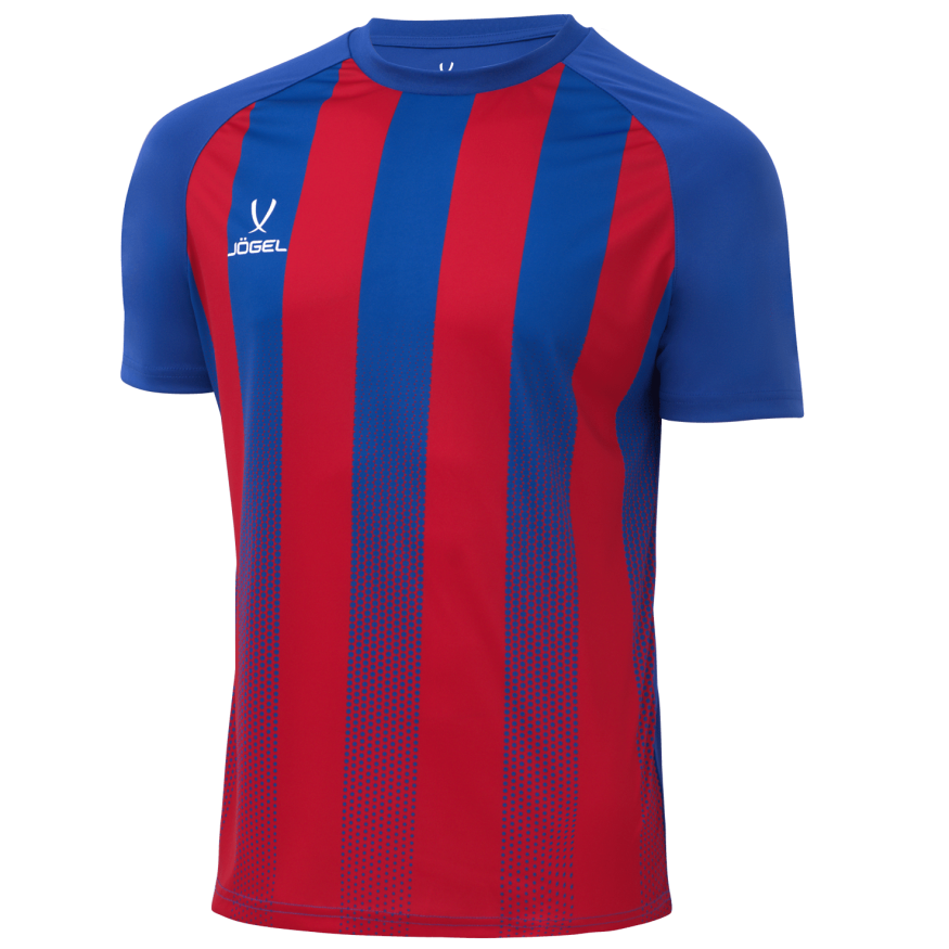 Футболка игровая JÖGEL CAMP Striped Jersey, красный/синий, детский
