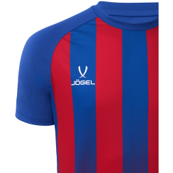 Футболка игровая JOGEL CAMP Striped Jersey, красный/синий, детский