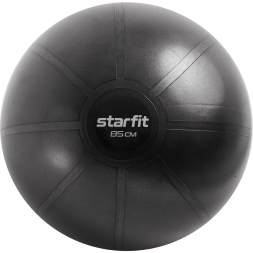 БЕЗ УПАКОВКИ Фитбол высокой плотности STARFIT GB-110 антивзрыв, 1600 гр, черный, 85 см
