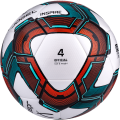 Мяч футзальный JOGEL Inspire №4, белый/черный/красный