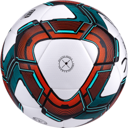 Мяч футзальный JOGEL Inspire №4, белый/черный/красный