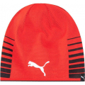 Шапка PUMA LIGA Reversible Beanie, 02235701, 100% полиэстер, двустор, черно-красный