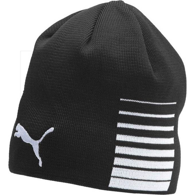 Шапка PUMA LIGA Reversible Beanie, 02235701, 100% полиэстер, двустор, черно-красный