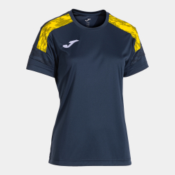 Футболка JOMA CAMISETA MANGA CORTA CHAMPIONSHIP VIII DARK NAVY AMARILLO