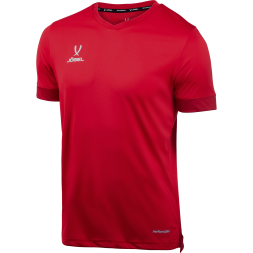 Футболка игровая JOGEL DIVISION PerFormDRY Union Jersey, красный/ темно-красный/белый, детский
