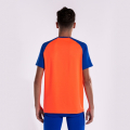 CAMISETA MANGA CORTA ELITE X CORAL FLUOR ROYAL