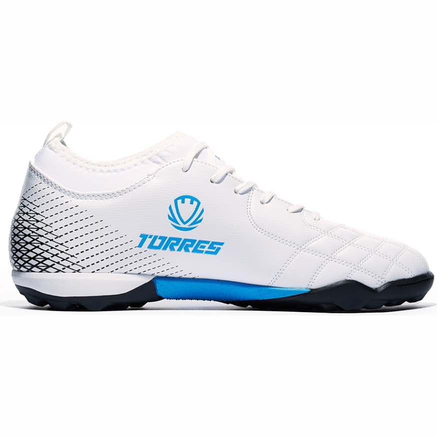 Бутсы футбольные (многошиповки) подростковые TORRES BOLA-J, TS2342310-372-37, р.37,с носком, синий