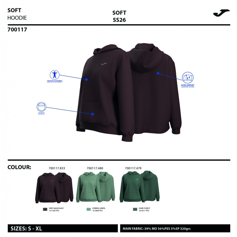 SUDADERA CON CAPUCHA BREATH  