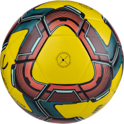 Мяч футзальный JOGEL Inspire №4, желтый/черный/красный