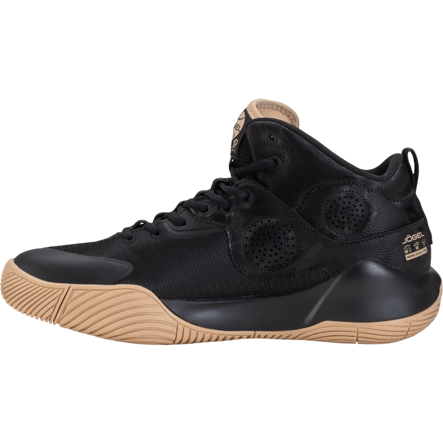 БЕЗ УПАКОВКИ Кроссовки баскетбольные JOGEL  Launch MID, Black/gold