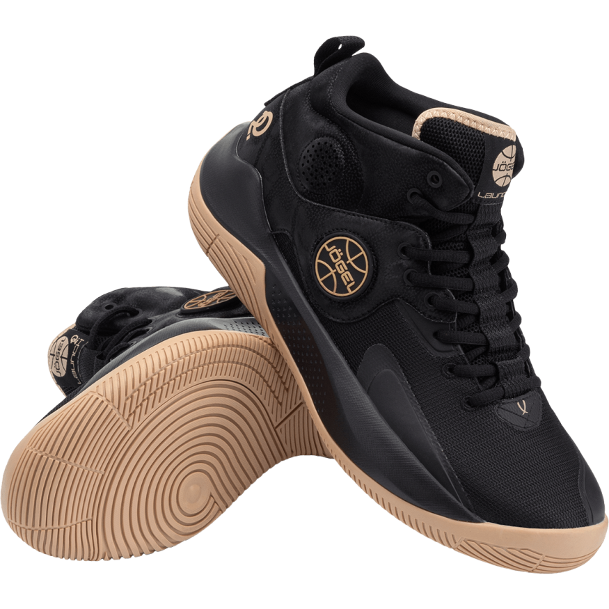 БЕЗ УПАКОВКИ Кроссовки баскетбольные JOGEL  Launch MID, Black/gold