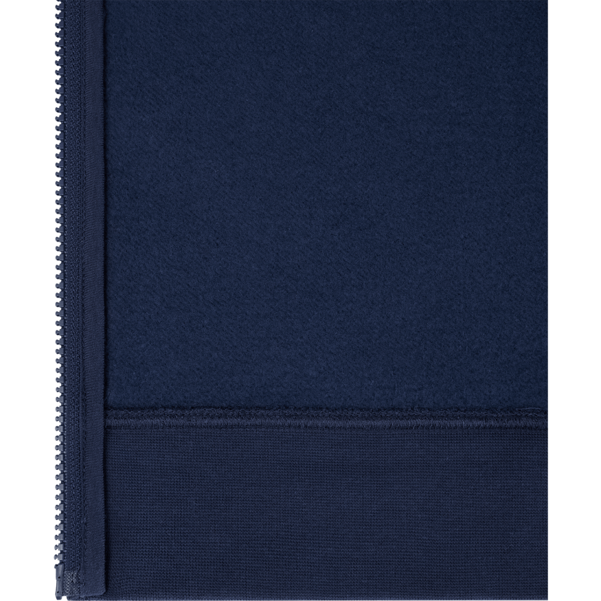 Флисовое худи на молнии JOGEL ESSENTIAL Cotton Fleece FZ Hoodie, темно-синий