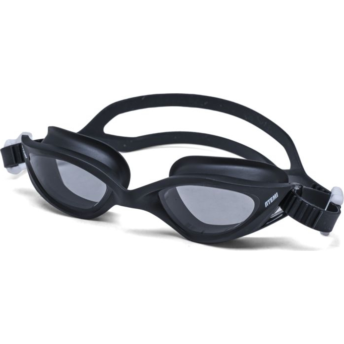 Очки для плавания Atemi ATOM Glide slim, силикон , Цвет: черный, TAGS1BK
