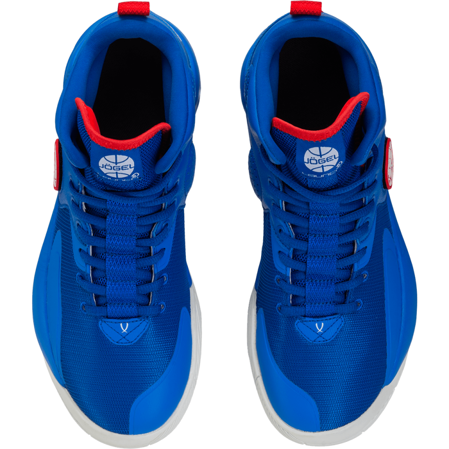 БЕЗ УПАКОВКИ Кроссовки баскетбольные JOGEL Launch MID, Blue/red/white