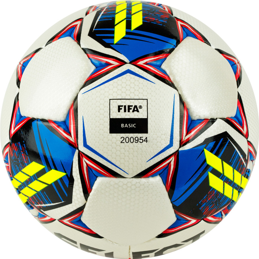 Мяч футзал  SELECT Futsal Mimas, 1053460005, р 4, FIFA Basic, 32пан, гл ПУ, руч сш, бел-сине-красный