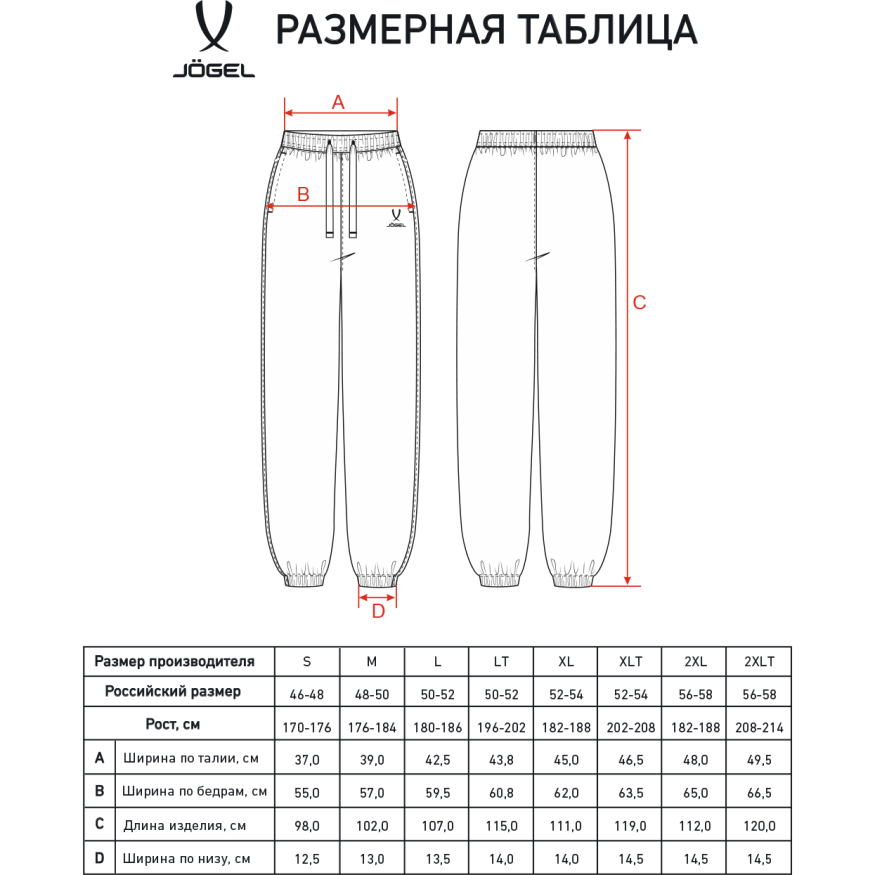 Брюки спортивные JÖGEL ESSENTIAL Club Cotton Pants Z4, темно-синий