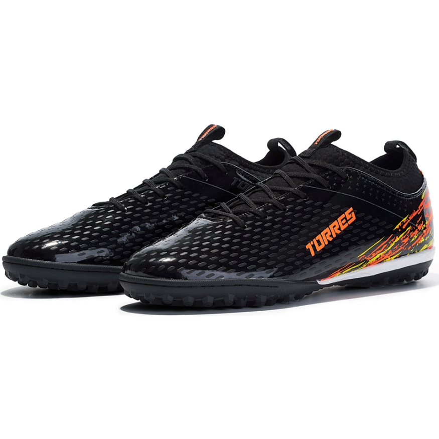 Бутсы футбольные (многошиповки) подростковые TORRES NEO-J, TS234239-751-37, р.37, с носком, голубой