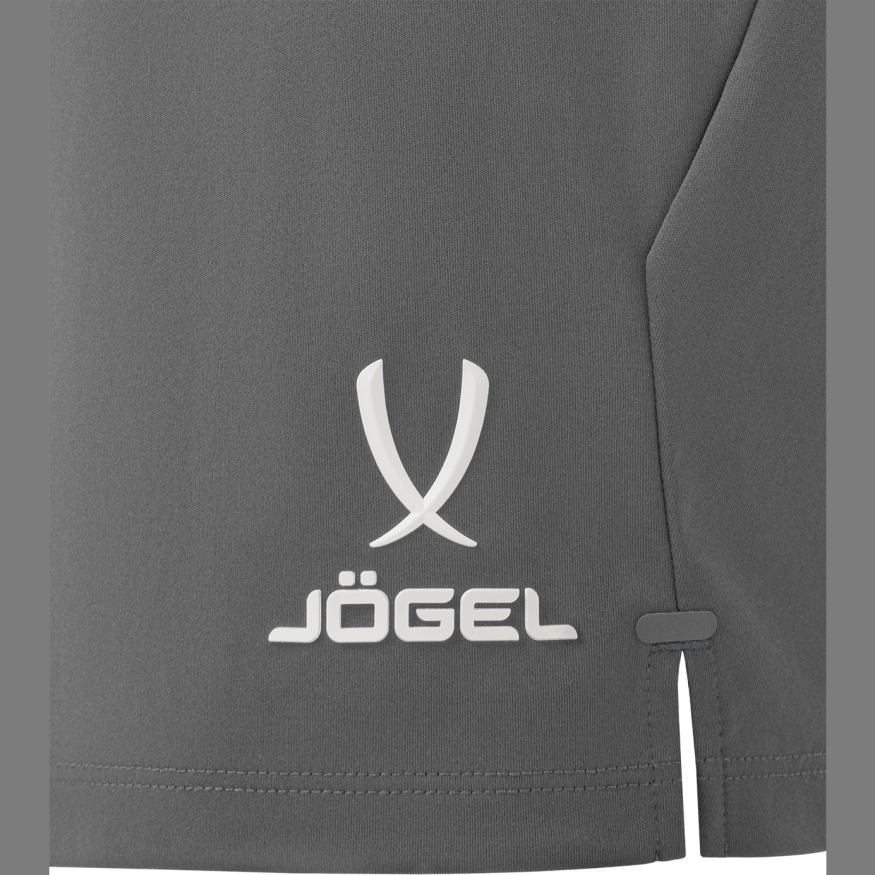 Шорты тренировочные без карманов JOGEL PREMIER PerFormDRY Training Shorts, темно-серый