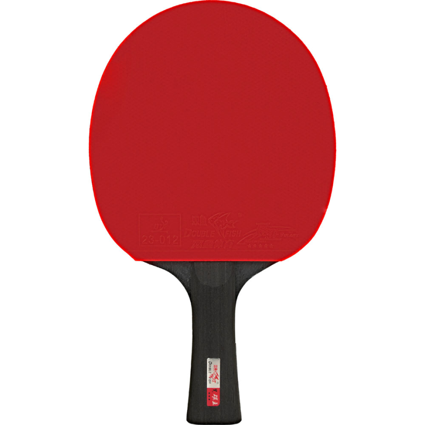 Ракетка для настольного тенниса DOUBLE FISH Black Carbon King Racket 3***, ITTF Approved