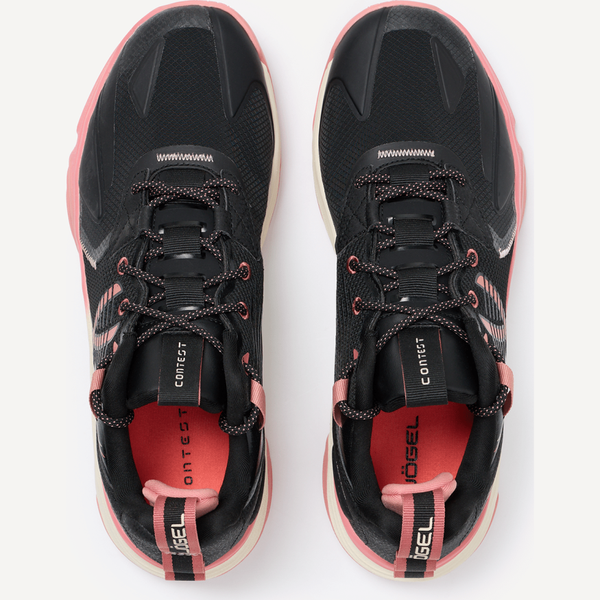 Кроссовки баскетбольные JÖGEL Contest, черный/розовый